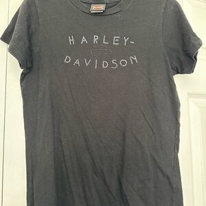 Harley-Davidson Black Tee with Studded Logo